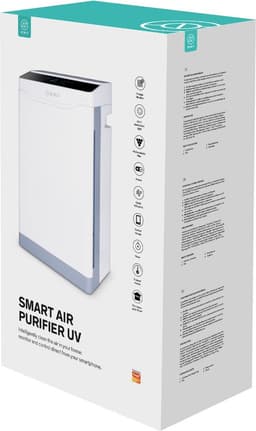 Sinji Luchtreiniger / Air Purifier – HEPA H13 + Koolstoffilter – 420 m³/u, voor ruimtes tot ca. 100 m² – UV-C + Ionisatie – PM2.5 Sensor – App + Afstandsbediening – Nachtmodus – Timer & Display – Helpt bij stof, pollen, huisstofmijt & geurtjes — thumbnail 12