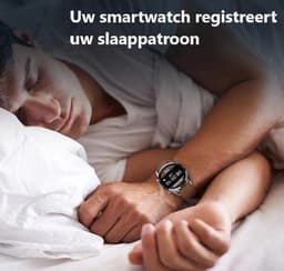 Belesy® Contact - Smartwatch Dames – Smartwatch Heren - Horloge – Stappenteller - Bloeddruk - 1.3 inch - Kleurenscherm - Full Touch - Bluetooth Bellen - Zilver - Staal - Moederdag — thumbnail 9