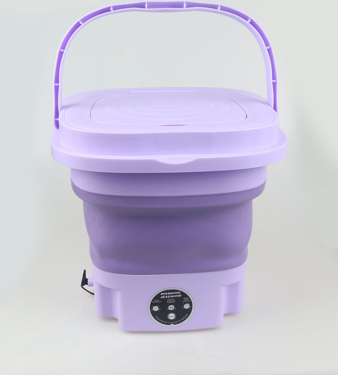 Aqua Laser Mini-wasmachine | Camping-wasmachine | Draagbare mini-wasmachine | Studenten Wasmachine | paars — afbeelding 1