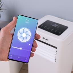 BluMill Smart Airco - Mobiele Airco - Met Wifi - 7000 BTU - Airconditioning - Geschikt voor Ontvochtiging - Inclusief Wieltjes - incl. Raamafdichting Kit — thumbnail 2