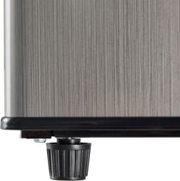 Sweiko 106L Tweezonige Energiebesparende Koelkast, 60L Koelkast + 46L 4-Sterrenvriezer, 7-Temperatuurinstellingen, 45 dB, Geborsteld Grijs-Zilver, LED verlichting, verstelbare planken, 166 kWh/Jaar — thumbnail 4