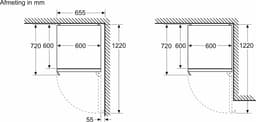 Bosch KGN39VXCT - Serie 4 - Koelkast - Koel-vriescombinatie - Zwart - Total No Frost nooit meer je vriezer ontdooien - VitaFresh houd etenswaren langer vers met extra ruime vershoudlades - Led verlichting - Energielabel C — thumbnail 13