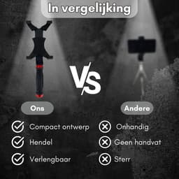 TronicXL Selfie Stick voor Tablets – Universele Handgreephouder voor uw Tablet tot 10 inch - geschikt voor iPad Mini 1, 2, 3, 4, 5 - Perfect voor foto's, videogesprekken en nog veel meer — thumbnail 3