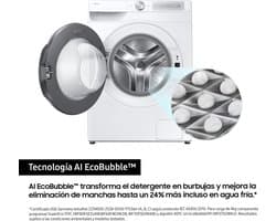 Samsung WW90DG6U85HH wasmachine Voorlader 9 kg 1400 RPM Wit