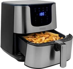 Princess Digitale Airfryer Deluxe XXL 182060 – Heteluchtfriteuse - 5.5 liter - 8 voorgeprogrammeerde programma’s - Inclusief airfryer mandje - RVS — thumbnail 7
