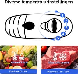 CHiQ FBM157L42 - Koel-vriescombinatie - 157 Liter - Low Frost - Hoogte 144 cm - 12 jaar garantie op compressor — thumbnail 14