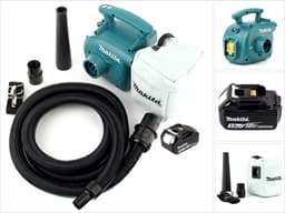 Makita DVC 350 F1 snoerloze stofzuiger 18V + 1x accu 3,0Ah - zonder lader — thumbnail 1