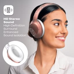 PowerLocus P3 - Bluetooth Koptelefoon – Draadloos – Over-ear – incl. Premium Case – 50 uur batterijduur – Microfoon - Rose Gold — thumbnail 9