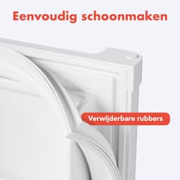 KitchenBrothers Mini Koelkast - 40L - Kleine ijskast - Vrijstaand - Minibar - Frigo - Compact - Wit — thumbnail 5