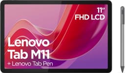 Lenovo Tab M11 – 4GB RAM – 128GB opslag – Inclusief Tab Pen – WiFi – Grijs — thumbnail 1