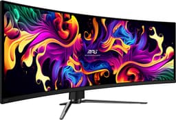 MSI MPG 491CQP QD-OLED - Curved Ultrawide Gaming Monitor - 144 Hz - USB-C PD 90W — thumbnail 2