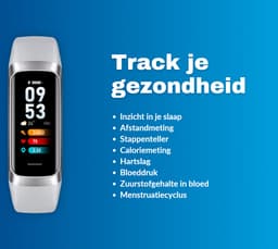 Kiraal Charge Fit - Stappenteller - Activity Tracker - Temperatuurmeter - Bloeddrukmeter - Hartslagmeter - Smartwatch - Horloge - Heren - Dames - Nederlandse Handleiding — thumbnail 4