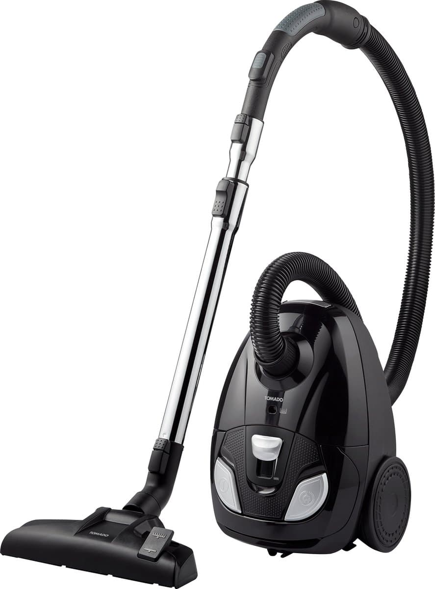 Tomado TVC2002B - Stofzuiger met zak - 2 liter- HEPA 12 filter - Lichtgewicht - Zwart — afbeelding 1