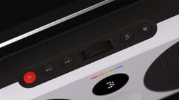 Polaroid P3 Music Player - Zwart & Wit - Draadloze Bluetooth Speaker — thumbnail 7