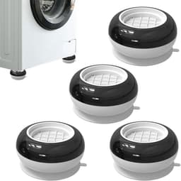 IBBO Shop - 4 stuks trillingsdempers voor wasmachine - wasmachine dempers - wasmachine mat - wasmachines anti-trillingsmat - Wasmachine Verhoger - antislipmat voor wasmachines en drogers - Nieuwe model — thumbnail 1