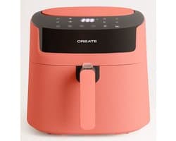 CREATE AIR PRO LARGE Enkel 6,2 l Vrijstaand 1800 W Heteluchtfriteuse Terracotta