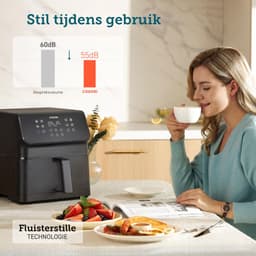 Cosori XXL Chef Edition 6.2 liter Airfryer - Met Bakpapier bakjes - 12 programma's — thumbnail 5