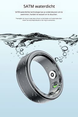 DrPhone RingSense V3 – Smart Ring - Europese ringmaat 59 - 5ATM Waterdicht – Slaapmonitor – Hartslagmeter - SpO2 + Case - Rose Goud Kleurig — thumbnail 11