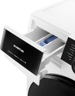 Inventum VWM8010W - Wasmachine - 8kg - 14 programma's - 1400 toeren - Energieklasse A-10% - Steam Clean - Stil: 72 dB - Wit/Zwart — thumbnail 4