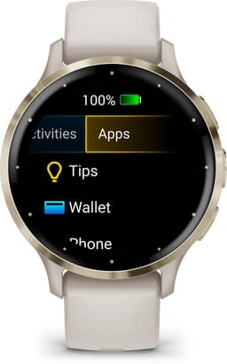 Garmin Venu 3s - Smartwatch - AMOLED-Scherm - 41mm - Ivory — thumbnail 13