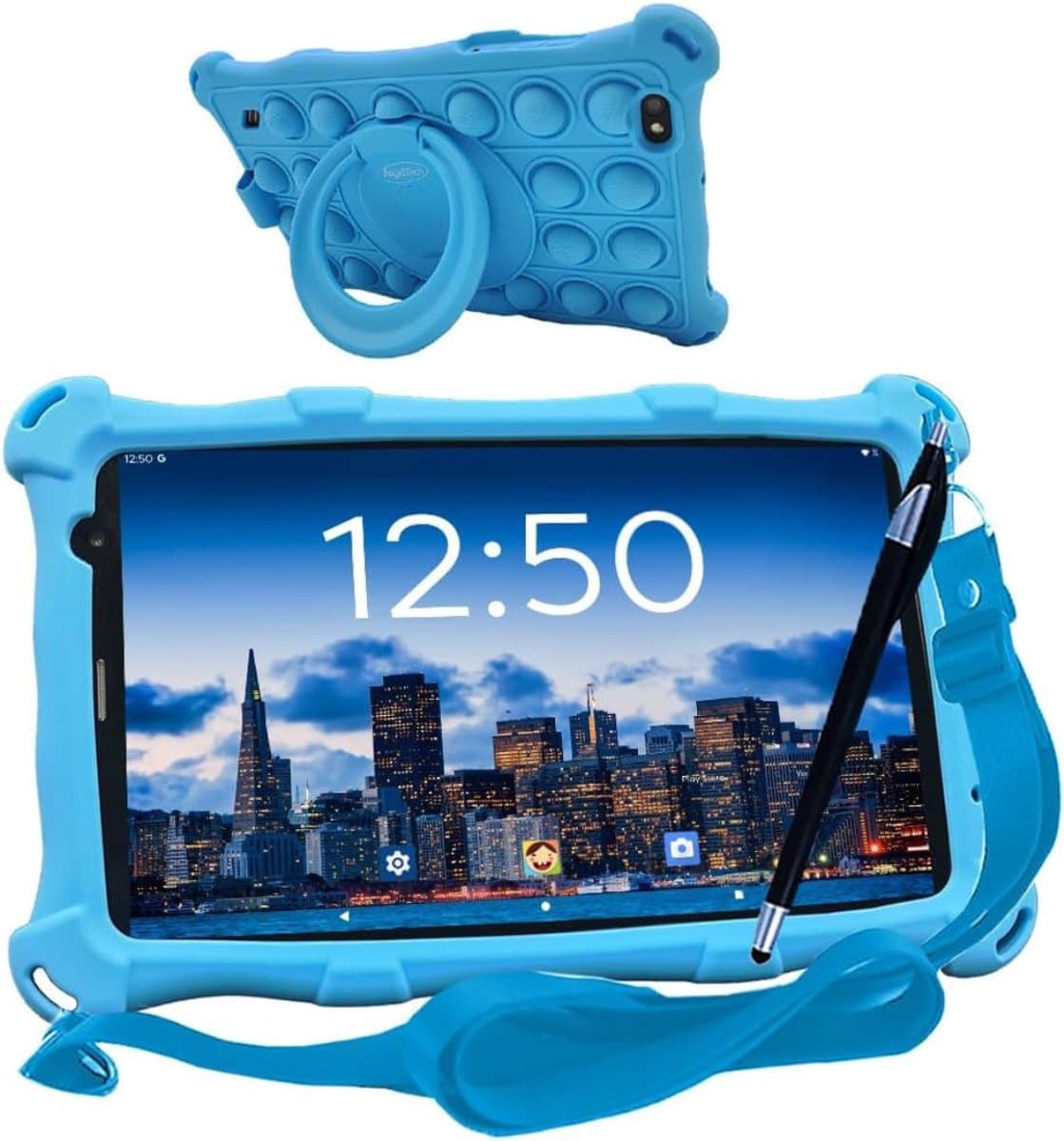 REN® Kindertablet Deplay - Kinder Tablet Deplay - Kindertablet Deplay Pro - Blauw - 23cm x 13cm x 1cm — afbeelding 1