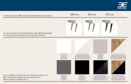 TV-kast - Media meubel - Woonkamer inrichten - Moderne stijl - 100 cm breed - Eiken Zwart Mat — thumbnail 4