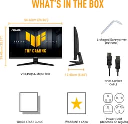 ASUS TUF Gaming VG249Q5A - Full HD Gaming Monitor - 200 Hz - 1 ms - Speakers - 24 Inch — thumbnail 3