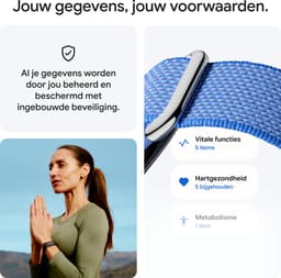 Google Fitbit Air Lavender - Activity Tracker - Met Blauw/Paars Actiesportbandje met klittenband — thumbnail 17