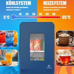 KESSER® Tafelmodel Koelkast 15 Liter AC DC 220-240V en 12V - Mini Koelkast Vrijstaand met Verwarmingsfunctie - Koelbox ideaal voor Auto en camperen - — thumbnail 7