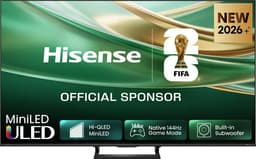 Hisense 85E8S SmartTV - 85 inch - 4K Hi-QLED MiniLED - 2026 - 600 nits - Native 144Hz Game Mode - Built-in Subwoofer - Hi-View AI Engine - Hi-QLED Colour - Dolby Vision Atmos — thumbnail 1