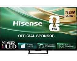 Hisense 85E8S SmartTV - 85 inch - 4K Hi-QLED MiniLED - 2026 - 600 nits - Native 144Hz Game Mode - Built-in Subwoofer - Hi-View AI Engine - Hi-QLED Colour - Dolby Vision Atmos
