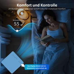 4-in-1 Mobiele Airco - Draagbare Airconditioner - 4-in-1 Koelen, Ontvochtiger, Ventilator & Slaapstand - 9000 BTU - voor 20-30 m² - met Afstandsbediening & 24-uurs Timer - Wit — thumbnail 5