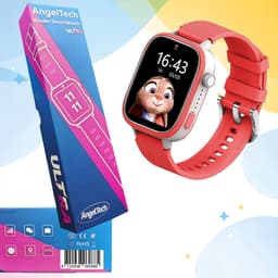 AngelTech Ultra GPS Horloge Kind Met Simkaart 4G – SOS knop – Smartwatch Kinderen – Whatsapp - HD Camera en Videobellen – Smartwatch Kind – GPS Tracker Kind – Smartwatch Kids - Elke polsmaat – Roze — thumbnail 13