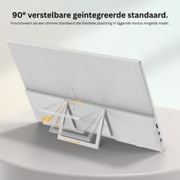 CRLYN® Portable Monitor - Draagbare Scherm - Uitbreider - Full HD - Wit — thumbnail 9
