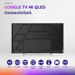 STRONG - TV 55" (139 cm) SRT55UG8773C QLED - Smart Google TV 4K UHD - Chromecast - Google Assistant - Dolby ATMOS - Doly Vision - Quantun dot colors - Drievoudige tuners - Wifi - Bluetooth - Port Ethernet - 4xHDMI + 2xUSB - NETFLIX — thumbnail 9