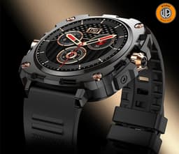 WizBay Premium Select® 1.43inch AMOLED Screen Smartwatch Dames Heren - Android en iOS - Bluetooth Call - 02 Zuurstof - Bloedruk - Dynamic Hartslag & Slaap Monitor - Message - Magnetic Laden - Smartwatches - Zilver met rvs Zilveren Band — thumbnail 8