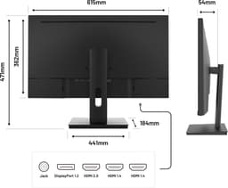 Bureaumonitor 27'' inch 4K UHD 60 Hz — thumbnail 6