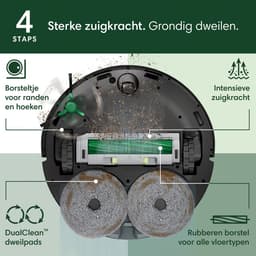 iRobot Roomba® Plus 405 Combo Robot + Autowash™ Dock - Robotstofzuiger met Dweilfunctie - Zwart - G1850 — thumbnail 7