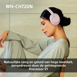 Sony WH-CH720N – Draadloze over-ear koptelefoon met Noise Cancelling - Roze — thumbnail 9