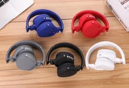 Bluetooth koptelefoon over ear, draadloze koptelefoon en vaste Inklapbaar headsets met een ingebouwde microfoon, Micro SD/TF, FM Geschikt voor: iPhone/Samsung/iPad/Huawei – 650BT Zwart — thumbnail 2