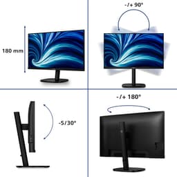 Philips 32B2U3601/00 computer monitor 80 cm (31.5") 2560 x 1440 Pixels Quad HD LCD Zwart — thumbnail 8