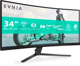 Philips Evnia 34M2C3500L - QHD Curved Ultrawide Monitor - 180hz - 34 inch — thumbnail 12