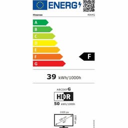 Hisense 40A4Q 101,6 cm (40") Full HD-smart-tv - Wi-Fi - Zwart - 200 cd/m² — thumbnail 13