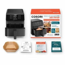 Cosori XXL Chef Edition 6.2 liter Airfryer - Met Bakpapier bakjes - 12 programma's — thumbnail 9