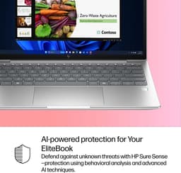 "HP EliteBook 6 G1i Wolf Pro Security Edition Intel Core Ultra 7 255U Laptop 33,8 cm (13.3"") WUXGA 16 GB DDR5-SDRAM 512 GB SSD Wi-Fi 7 (802.11be) Windows 11 Pro AI PC Zilver" — thumbnail 11