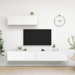 Moderne TV Kast met LED Verlichting - Wand- of Staande Opstelling - 180 cm — thumbnail 4