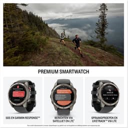 Garmin fenix 8 Pro - Smartwatch - 47 mm - AMOLED - Ingebouwde inReach® technologie - LTE connectiviteit - Tot 15 dagen batterijduur - Titanium — thumbnail 11