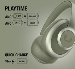 Fresh 'n Rebel Clam Ace 2 – Draadloze Bluetooth Koptelefoon met Active Noise Cancelling – 100+ uur Speeltijd - Met volume wiel - Dried Green — thumbnail 5