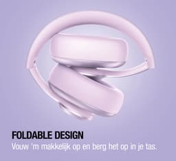 Fresh 'n Rebel Clam Ace 2 – Draadloze Bluetooth Koptelefoon met Active Noise Cancelling – 100+ uur Speeltijd - Met volume wiel - Dreamy Lilac — thumbnail 10