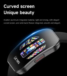 Smartwatch voor Dames en Heren 2025 -1.85inch AMOLED - RVS, Siliconen Bandje - Hartslagmeter - Stappenteller - Slaapmonitor - Multisport - Compatibel met Android en iOS - Waterproof - Zwart en Roze — thumbnail 10